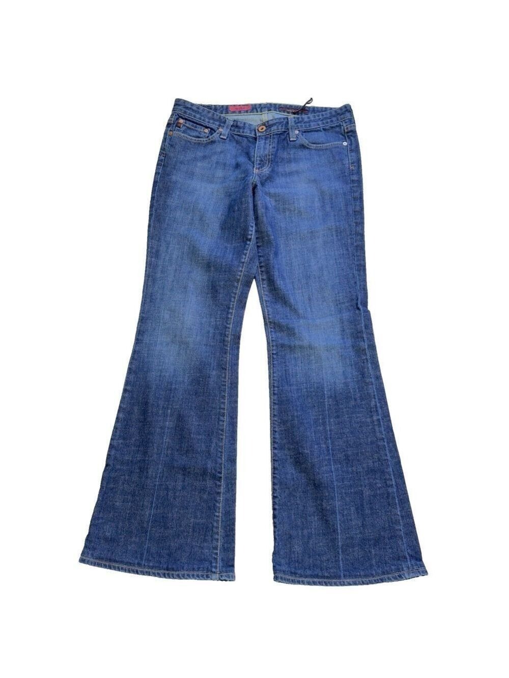 AG Adriano Goldschmied the Club Mid Rise Flare Denim Jeans 33/31.5